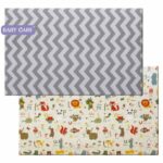Tapete de juego y gateo doble faz. Es una alfombra de juego y gateo decorativa , para tus espacios del hogar, seguro se puedo enrrollar, antibacterial hipoalergenico