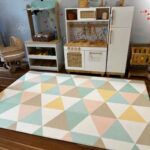 Tapete de juego y gateo doble faz. Es una alfombra de juego y gateo decorativa , para tus espacios del hogar, seguro se puedo enrrollar, antibacterial hipoalergenico