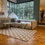 Tapete de juego y gateo doble faz. Es una alfombra de juego y gateo decorativa , para tus espacios del hogar, seguro se puedo enrrollar, antibacterial hipoalergenico