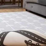 Tapete de juego y gateo doble faz. Es una alfombra de juego y gateo decorativa , para tus espacios del hogar, seguro se puedo enrrollar, antibacterial hipoalergenico