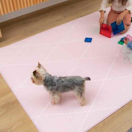 Tapete de juego y gateo doble faz. Es una alfombra de juego y gateo decorativa , para tus espacios del hogar, seguro se puedo enrrollar, antibacterial hipoalergenico