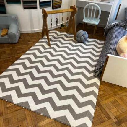 Tapete de juego y gateo doble faz. Es una alfombra de juego y gateo decorativa , para tus espacios del hogar, seguro se puedo enrrollar, antibacterial hipoalergenico