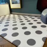 Tapete de juego y gateo doble faz. Es una alfombra de juego y gateo decorativa , para tus espacios del hogar, seguro se puedo enrrollar, antibacterial hipoalergenico
