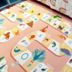 Tapete de juego y gateo doble faz. Es una alfombra de juego y gateo decorativa , para tus espacios del hogar, seguro se puedo enrrollar, antibacterial hipoalergenico