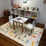 Tapete de juego y gateo doble faz. Es una alfombra de juego y gateo decorativa , para tus espacios del hogar, seguro se puedo enrrollar, antibacterial hipoalergenico