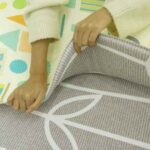 Tapete de juego y gateo doble faz. Es una alfombra de juego y gateo decorativa , para tus espacios del hogar, seguro se puedo enrrollar, antibacterial hipoalergenico