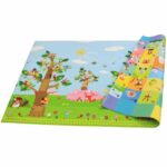 Tapete de juego y gateo doble faz. Es una alfombra de juego y gateo decorativa , para tus espacios del hogar, seguro se puedo enrrollar, antibacterial hipoalergenico