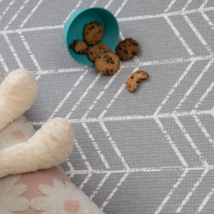 Características 15 Tapete de juego y gateo doble faz. Es una alfombra de juego y gateo decorativa , para tus espacios del hogar.