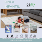 Tapete de gateo doble faz . Es una alfombra de juego y gateo decorativa para tus espacios del hogar. Tapete hogar