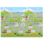 Tapete de gateo doble faz . Es una alfombra de juego y gateo decorativa para tus espacios del hogar. Tapete hogar