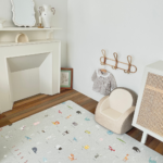 Tapete de gateo doble faz . Es una alfombra de juego y gateo decorativa para tus espacios del hogar. Tapete hogar