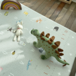 Tapete de gateo doble faz . Es una alfombra de juego y gateo decorativa para tus espacios del hogar. Tapete hogar